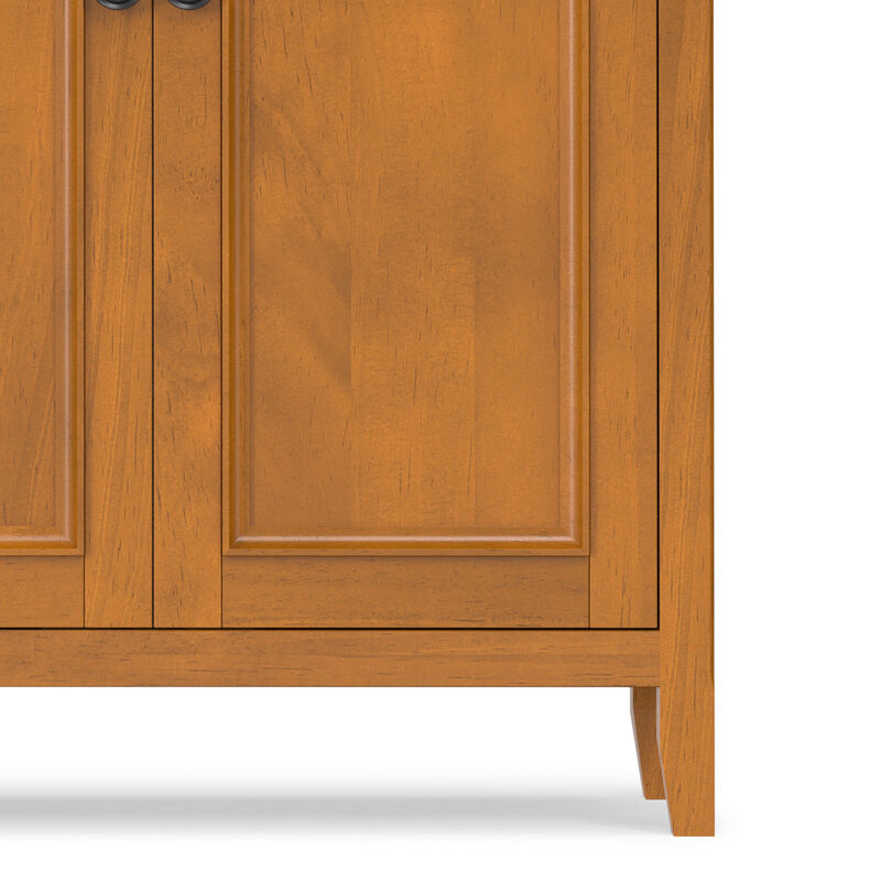 Simpli Home Amherst Wide 4 Door Storage Cabinet image number 8