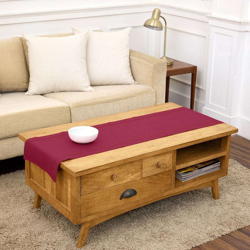 Linen Table Runner - Classic Hemstitch image number 0