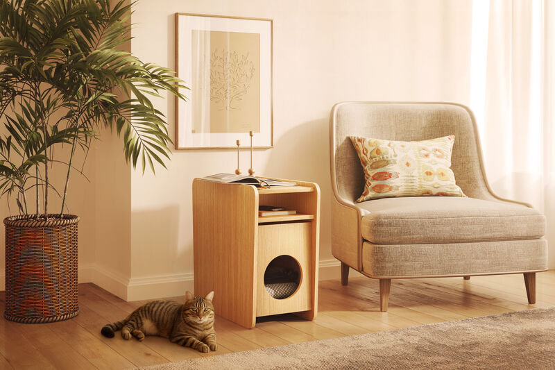 FURRO 12'' Narrow End Table for Living Room