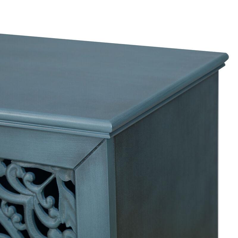 Natural Wood Storage Cabinet image number 4