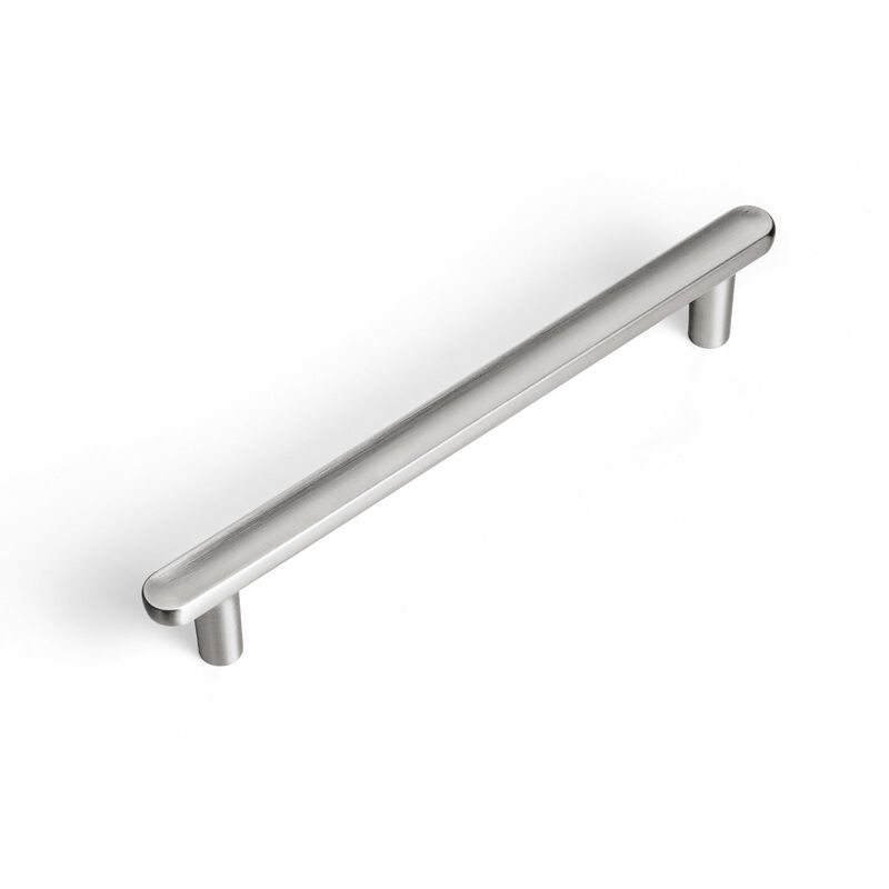 Goo-Ki 6 Pack 5"" Classic Curvature Satin Nickel Cabinet Handles - Timeless Appeal Meets Modern Functionality for Kitchen Drawer