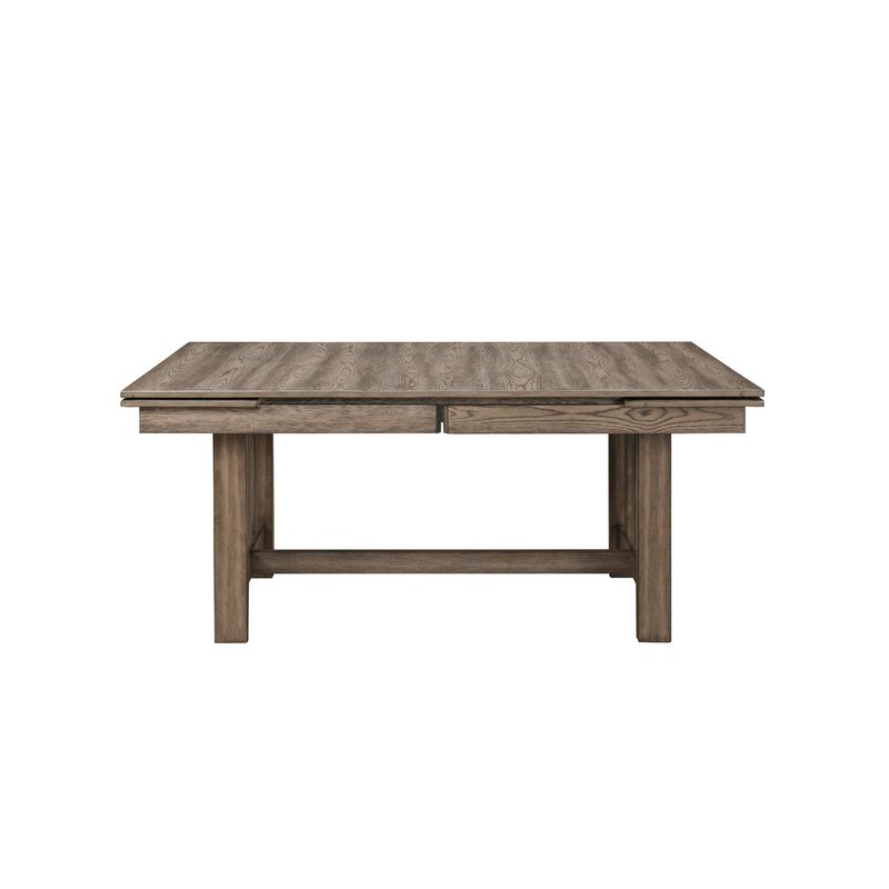 Harris Extendable Dining Table, 66-94 Inch Top, Walnut Brown Wood image number 4