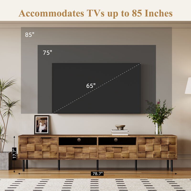 Retwed Mid Century TV Stand image number 4