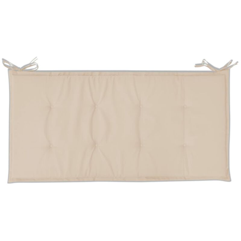 vidaXL Garden Bench Cushion Cream 39.4"x19.7"x1.18"