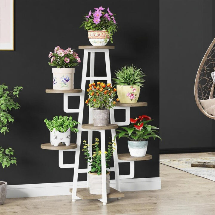 Sturdy Plant Display Stand for Flowers, Herbs, and Potted Plants