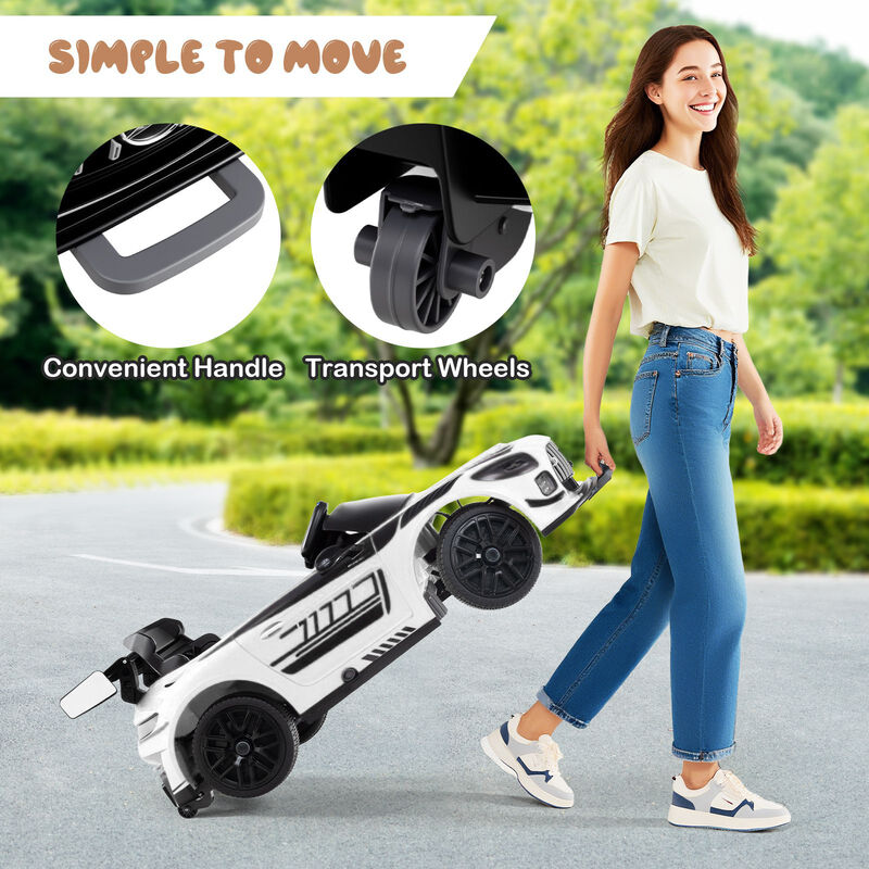 12V Electric Ride-On Car for Kids with Adjustable Speed and Steering Wheel image number 3