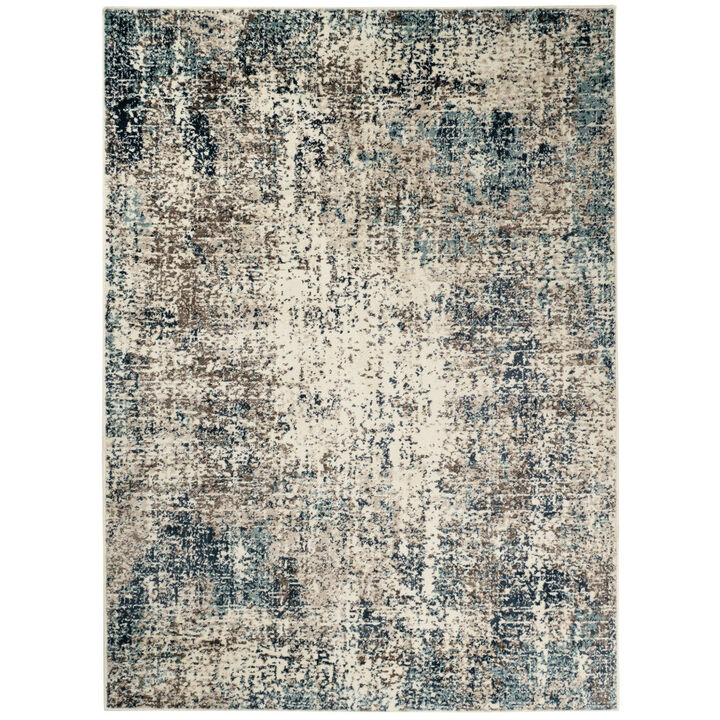 HomeRoots Abstract Power Loom Area Rug