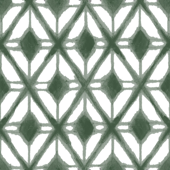Shibori Geometric Peel and Stick Wallpaper