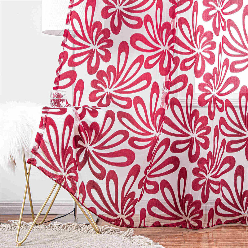 Dolce Mela Sheer Curtains Panel