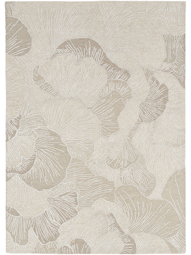 Avra AVR01 Taupe 3'9" x 5'9" Rug image number 0