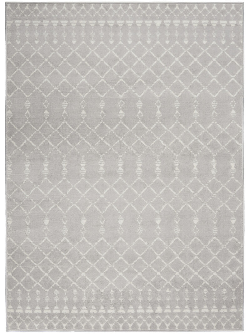 Whimsicle WHS02 Gray 4' x 6' Rug