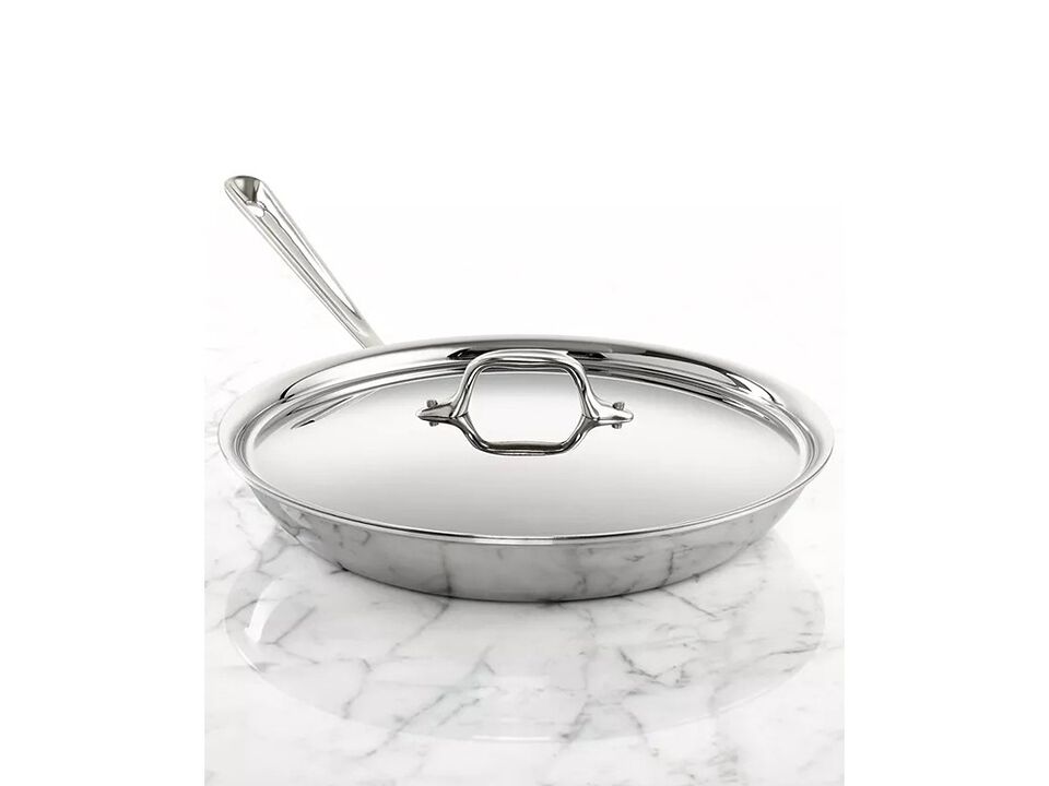 All-Clad Stainless Steel 12" Covered Fry Pan