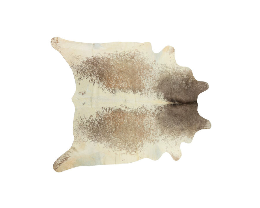 HomeRoots Cowhide Hand Knotted Area Rug