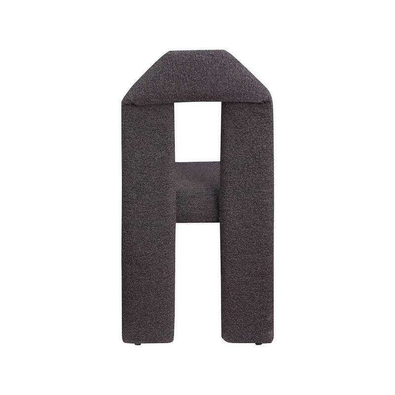 Meridian Furniture Bennett Brown Boucle Fabric Dining Chair, Set of 2