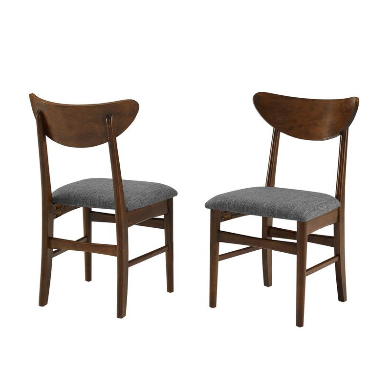 Landon 2-Piece Wood Dining Chairs W/Upholstered Seat