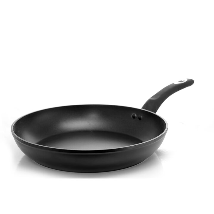 Oster Allston 12 Inch Aluminum Nonstick Frying Pan in Black
