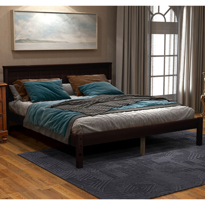Merax Platform Bed Frame with Headboard