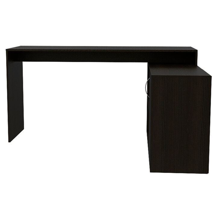 L-Shaped Desk Desti, Office, Black