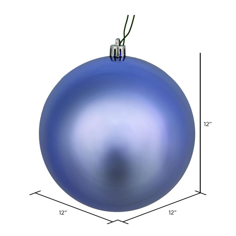 Vickerman 12" Periwinkle Shiny Ball UV Drill - N593029DSV image number 1