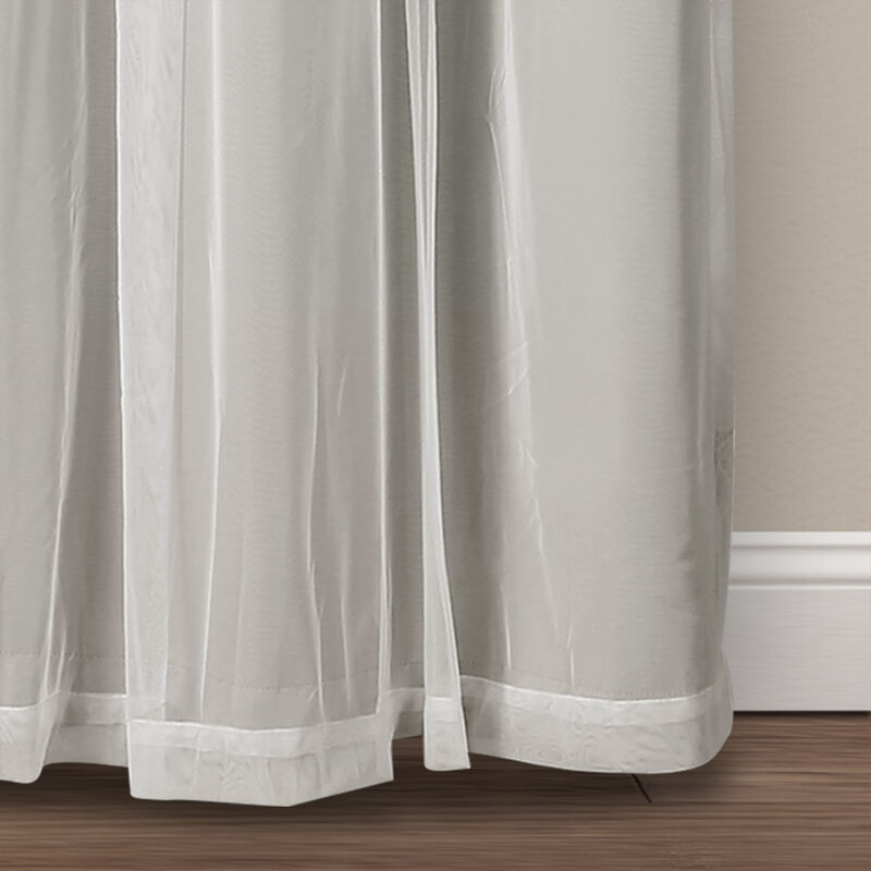 Lush Décor Grommet Sheer Panels With Insulated Blackout Lining
