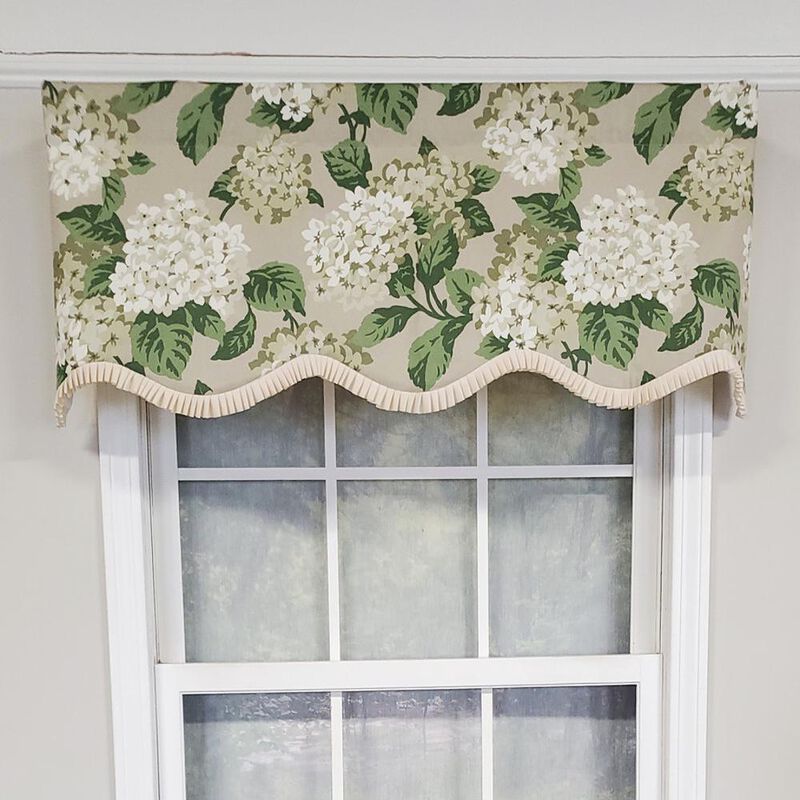 RLF Home Luxurious Modern Design Classic Summer Wind Provance Style Window Valance 50" x 16" Frolic