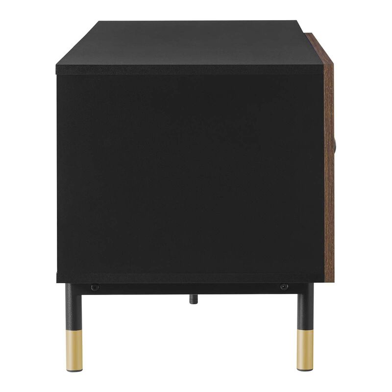 Modway EEI-6282-BLK-WAL Nexus 60" TV Stand, Black Walnut image number 3