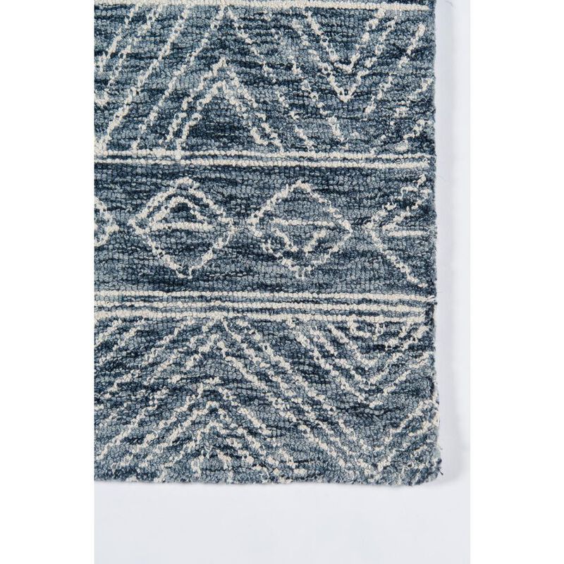 Momeni Contemporary Rectangle Area Rug, Denim, 2' X 3'