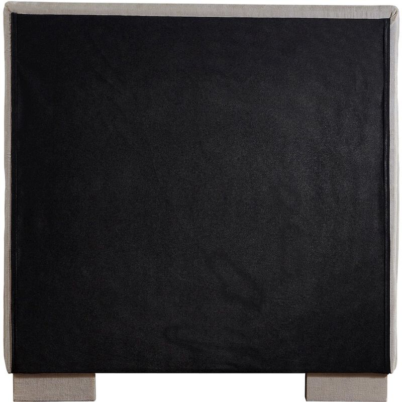 Meridian Furniture Paxton Beige Chenille Fabric Twin Bed