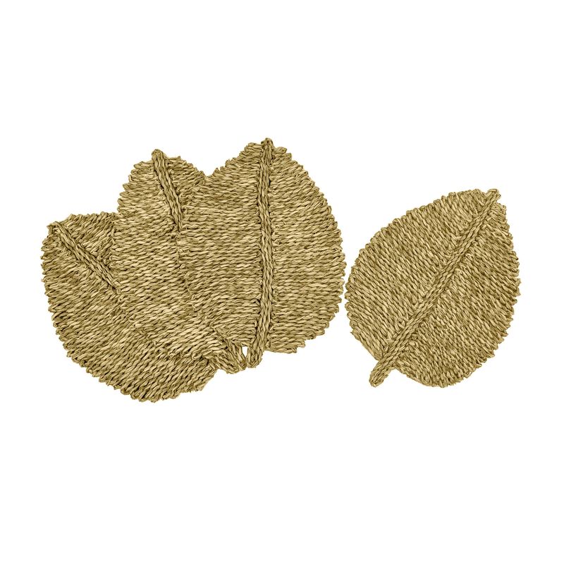 Leaf Natural Seagrass Placemat - Set of 4 image number 4