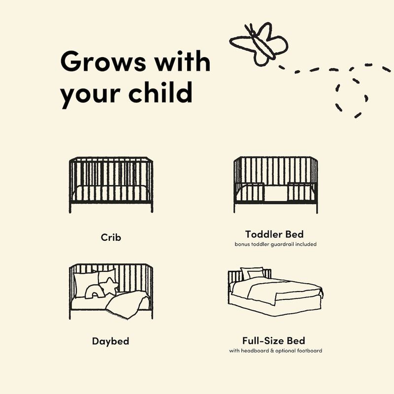 Casablanca Deluxe 5-in-1 Convertible Crib with Drawer - Sage image number 9