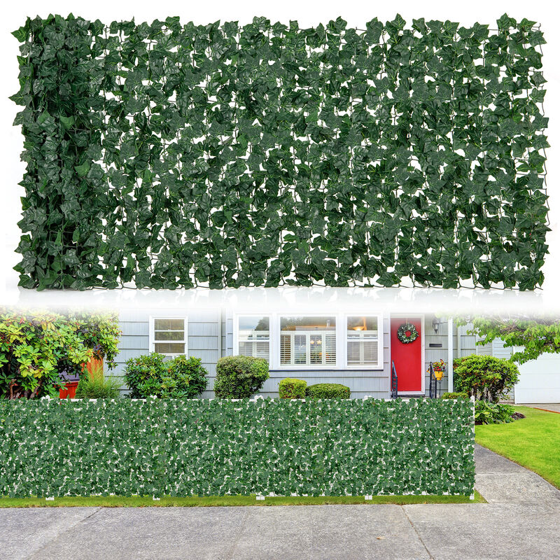 120" x 40" Artificial Ivy Privacy Fence for Outdoor Garden and Balcony Decor