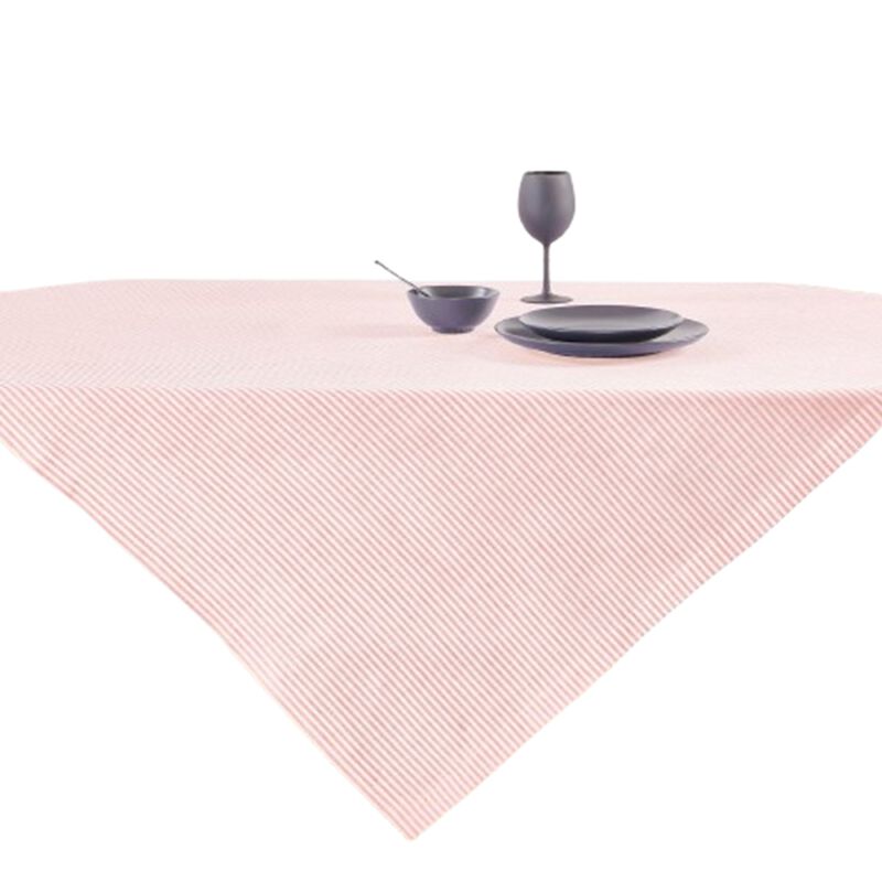 Solino Home Narrow Stripe 100% Linen Table Throw &ndash; Handcrafted, Machine Washable, Perfect for Holiday and Everyday Dining