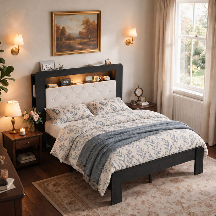 Surp Queen Platform Bed Frame