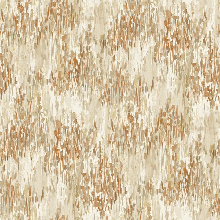Inia Ethnic All-over Orange Wallpaper INA82802