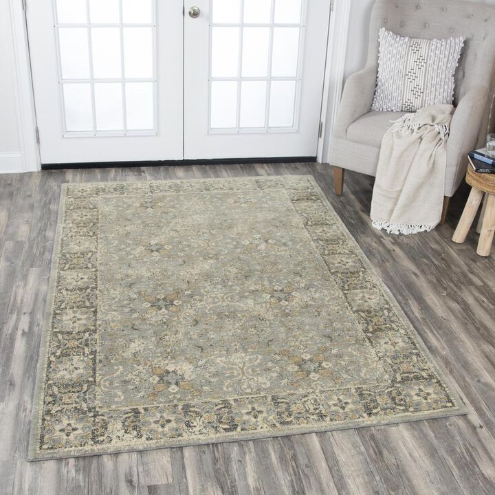 Hybrid Cut Pile Wool Rug, 5' x 8'