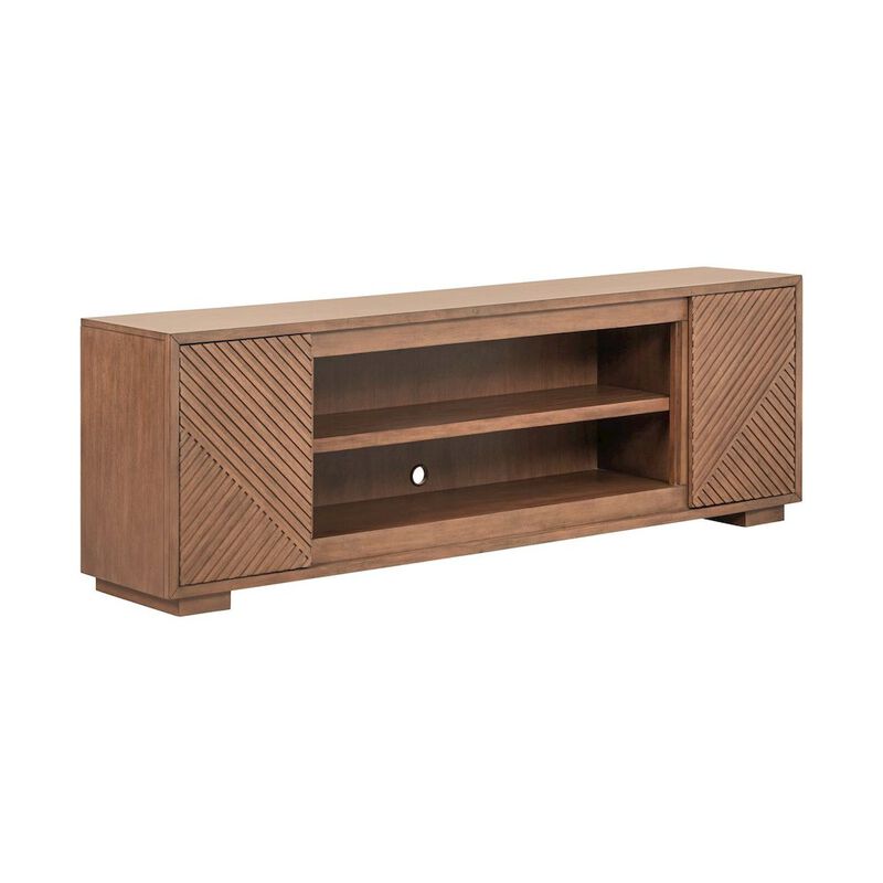 Liberty Furniture Easton Entertainment Stand 84 Inch TV Console  - Urban Bronze Poplar Wood image number 0