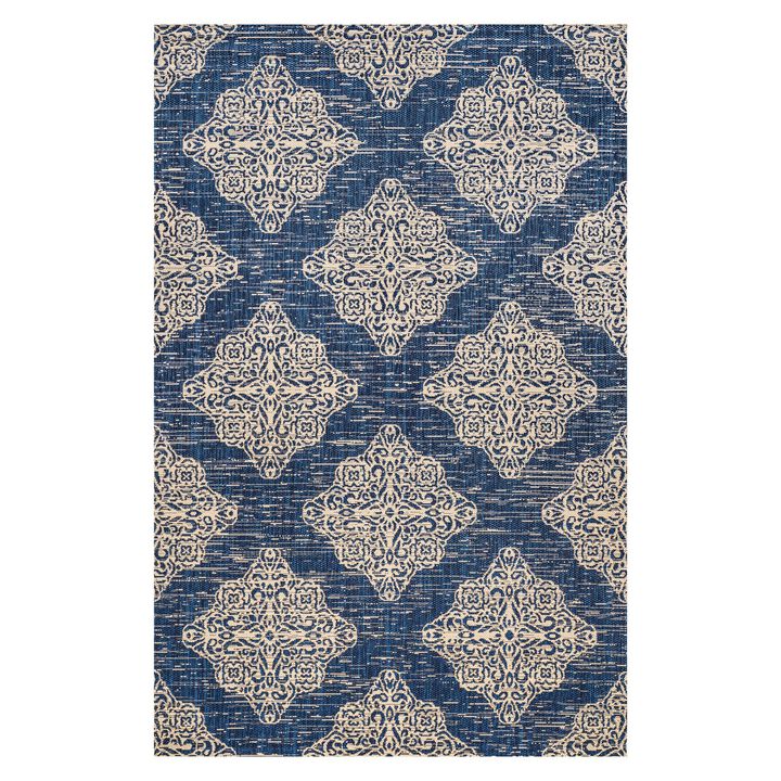 Tuscany Ornate Medallions Indoor/Outdoor Area Rug