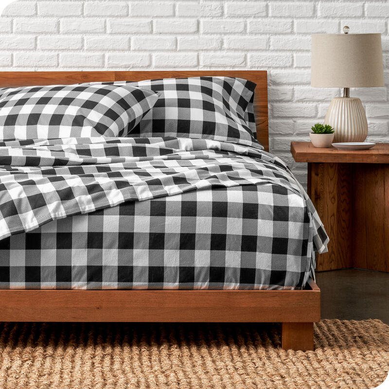 Soft & Cozy 100% Cotton Flannel Printed Pattern Sheet Set image number 3
