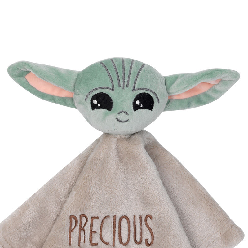 Lambs & Ivy Star Wars Mandalorian Baby Yoda Wearable Blanket/Lovey Gift Set 2pc