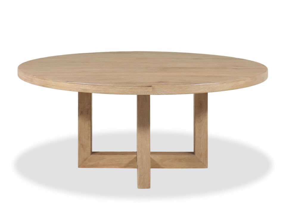 Driftwood 72" Round Dining Table