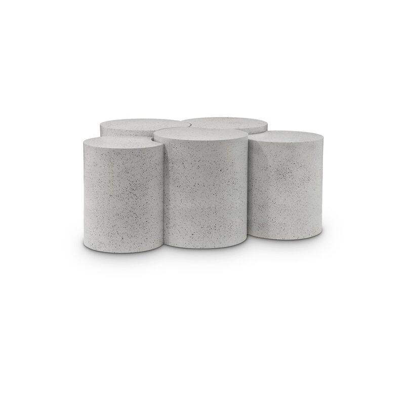 Meridian Furniture Dimple White Coffee Table