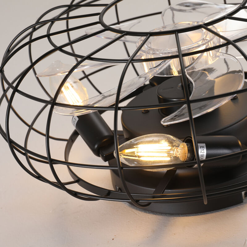 ELEMENT ACE Low Profile Bladeless Ceiling Fan with Integrated Light Kit and Remote Control for Modern Home Cooling image number 3
