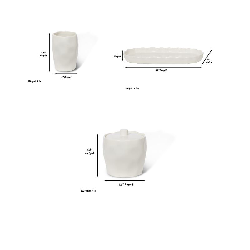 FRENCH IMPRESSIONS 8 PC BATH SET image number 3