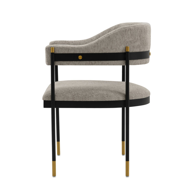 Lia Brown Dining Arm Chair