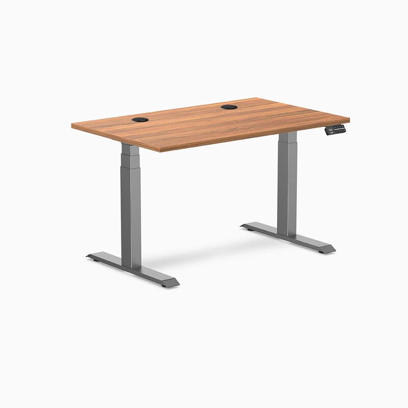 Desky Dual Laminate Sit Stand Desk image number 0
