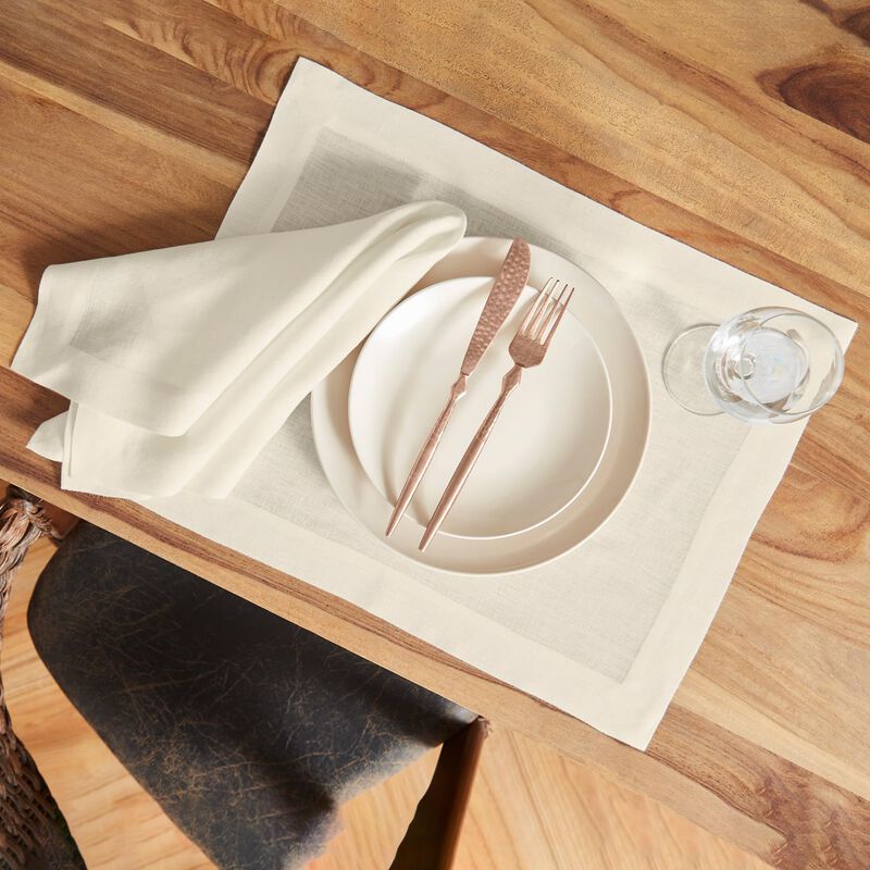 Christmas Linen Dinner Napkins 20 x 20 in Set of 6 - Sonoma, Solino Home