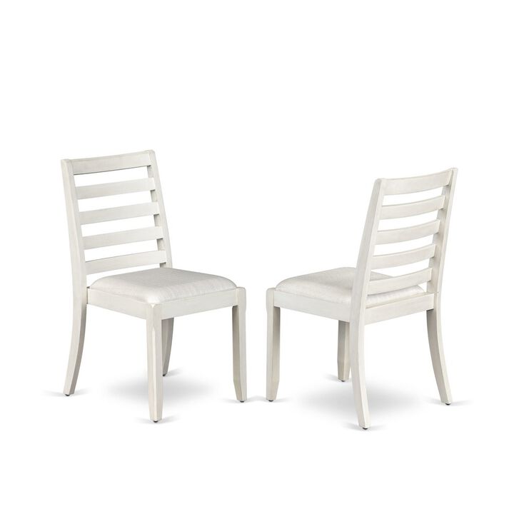 Dining Room Chair with Cream Linen Fabric