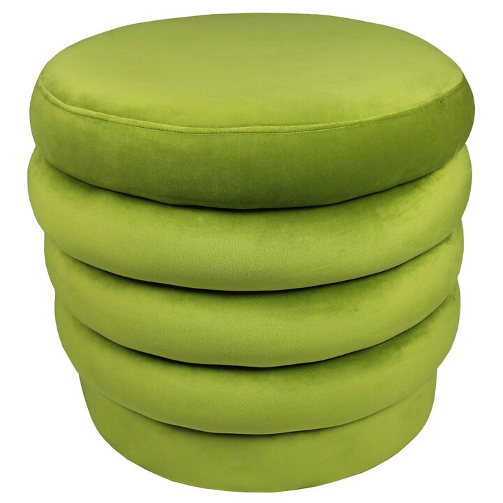 Alex Hamilton Thor Round Ottoman in Fern