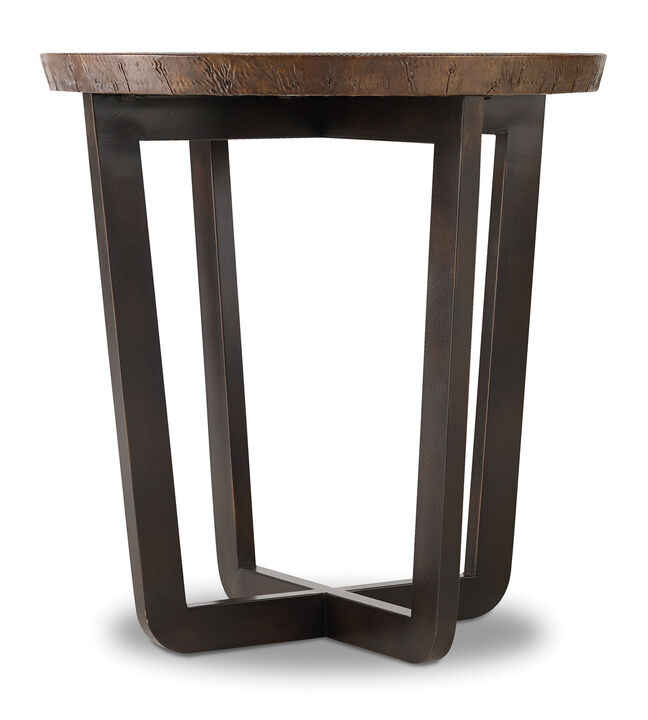 Parkcrest Round End Table in Copper