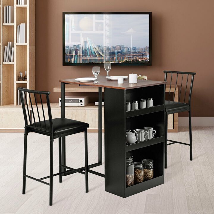 3 Piece Counter Height Pub Dining Set